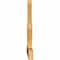 Ekena Millwork Saratoga Rough Sawn Timber Gable Bracket, Western Red Cedar, 60"W x 27"H x 2"D x 4"F, 11/12 Pitch GBW060X27X0204SAR00RWR - alternate 2